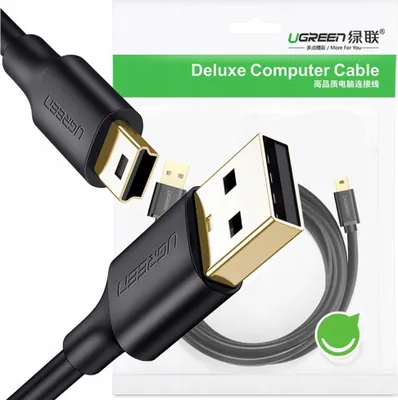 Image de Câble Usb Do Mini Usb Ugreen Us132, 2M (Czarny)