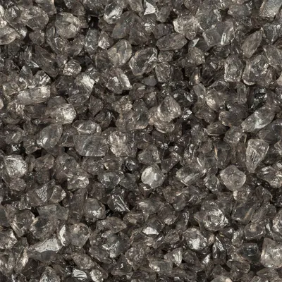 Produktbild von Glasgranulat Glassteine 4-10mm 1000g in versch. Farben-Farbe:dunkelgrau
