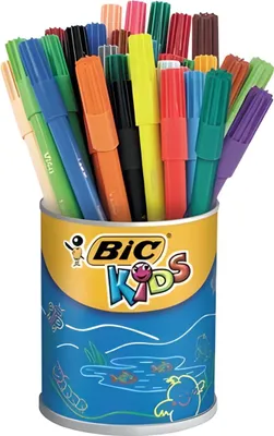 Image de Feutre de coloriage BIC KIDS Visa, boîte ronde de 36 (5103577)