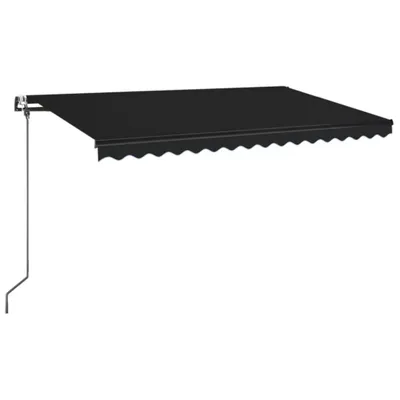 Produktbild von vidaXL Automatische Markise mit LED & Windsensor 400x350 cm Anthrazit