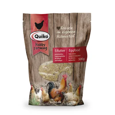 Produktbild von Quiko Hobbyfarming Eifutter für Hühner und Geflügel 500 g