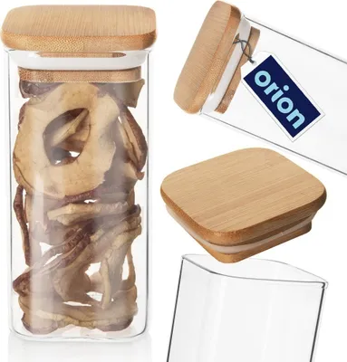 Immagine prodotto di Orion Contenitore in vetro per alimenti secchi Barattolo per la conservazione Barattolo da cucina con coperchio e guarnizione 320 ml