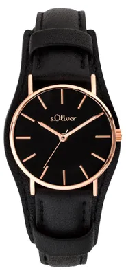 Produktbild von s.Oliver Damenuhr - Rund - Gold - 30 mm - Elegante Damenuhr aus Metall mit Quarz