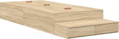Obrázek produktu pro Rám postele s úložným prostorem se zásuvkou Sonoma dub 90 cm