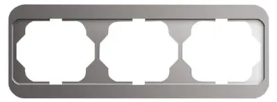 Produktbild von Busch-Jaeger Abdeckrahmen 3-fach Busch-Jaeger 1723-20 platin, 1 Stk.