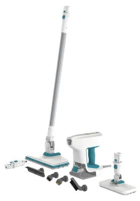 Produktbild von Black & Decker BHSM15FX08-QS, Tragbarer Dampfreiniger, 0,5 l, Weiß, 6 m, 1500 W, 30 s