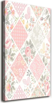 Imagen del producto de Tulup Lienzo® - 70x140 cm - Arte para la pared - Impresiones sobre lienzo - Impresión en lienzo - Decoración de pared para salón de gran tamaño - Decoración para el hogar, impresiones artísticas - Flores y plantas - Rosa - Motivo floral
