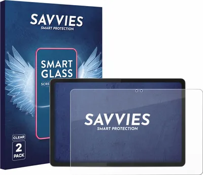 Produktbild von 2x Savvies Schutzglas Folie für Lenovo Idea Tab 11" 2025 TB336FU 9H Panzer Schutzfolie Glas Displayschutz klar transparent