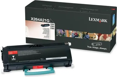 Image de Lexmark noir - original - cartouche de toner - pour Lexmark X264dn
