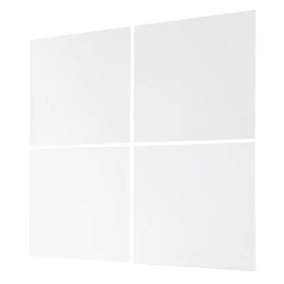 Produktbild von Spiegel Wandspiegel Sechseckig 4er Set Spiegelfliesen SELBSTKLEBEND 30x30 cm