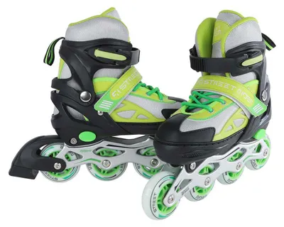 Produktbild von Street Rider Inlineskates grün schwarz verstellbar, Größe 29-32