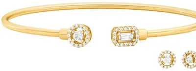 Productafbeelding van Vergulde sieradenset MKC1852SET (armband, oorbellen)