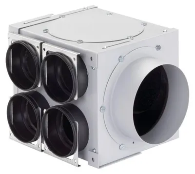 Image de Boîtier de distribution modulaire Zehnder quadruple DN 160 4 x 90