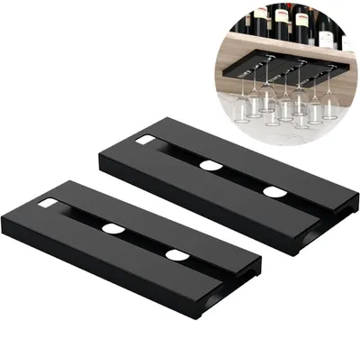Productafbeelding van Set van 2 Hangende Wijnglashouders voor Thuis en Horeca