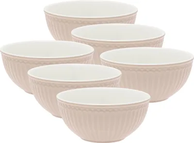 Produktbild von Greengate Alice Müslischale creamy fudge 0,45l Set6