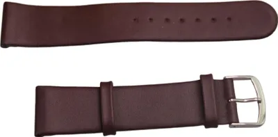 Produktbild von Uhrenband Dunkelbraun Mattleder 22 mm