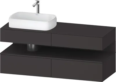Produktbild von DURAVIT QA4765080800000 QTG KWTU WH Ek. 1400x550x600 Gt Smt H