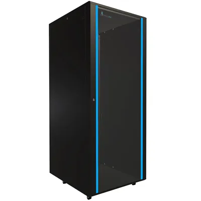 Image de Extralink EX.14442 Armoire rack 42U Rack ou étagère sur pied Noir