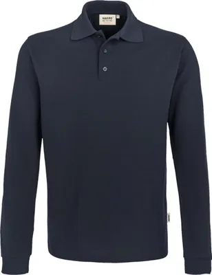 Produktbild von HAKRO Langarm Poloshirt Performance Herren #815 Gr. L tinte