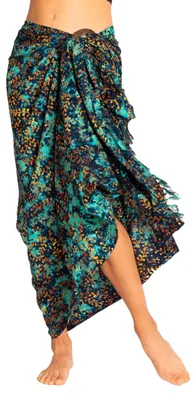 Productafbeelding van PANASIAM Sarong B117, capselle in turquoise kleur, maat L