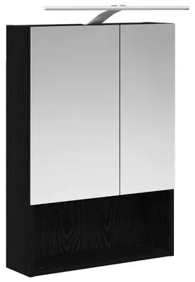 Immagine prodotto di Mobiletto per specchio da bagno Rovere Nero 50 x 14,5 x 70 cm