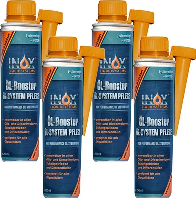 Produktbild von INOX® Öl Booster System Pflege 4x250ml Systempflege Zusatz Additiv Ölsystem