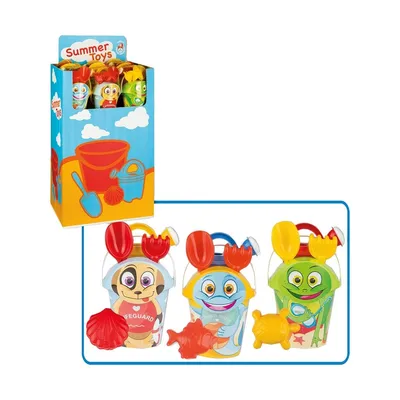 Image de Set de seaux 15 animaux 6 pcs ass disp.