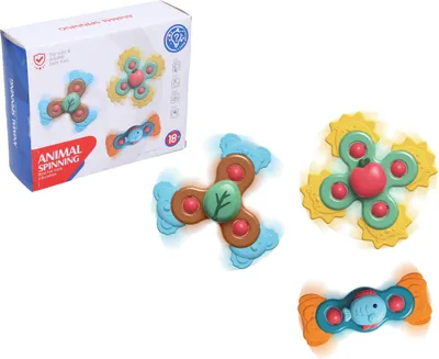 Obrázok produktu pre Detské hryzátka s prísavkou 3 ks