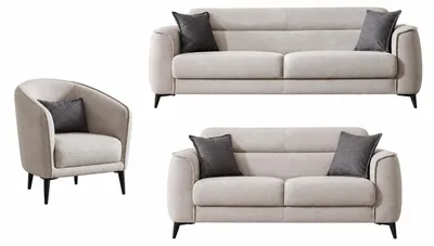 Produktbild von Sofa Set Acapulco, Beige Stellvariante 3+2+1