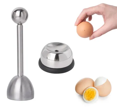 Produktbild von Eieröffner und Eierpieker, 2 Stück, zum Öffnen von Eiern