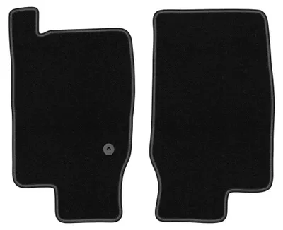 Productafbeelding van Velours voormatten voor Ford Explorer – 2-delig, zwart, op maat – Wielganizator BASIC