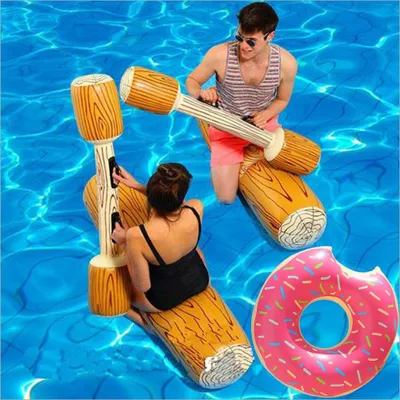 Produktbild von Solidchoice – 4 aufblasbare Schwimmspielzeuge für Wasserspaß