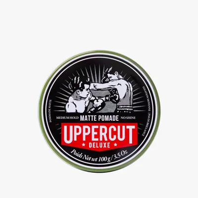 Immagine prodotto di Uppercut Deluxe Matte Pomade Prodotto per l'acconciatura dei capelli per uomo con tenuta media e assenza di lucentezza 100g
