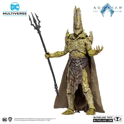 Produktbild von Mcfarlane Toys Aquaman Und Das Verlorene Königreich Dc Multiverse Actionfigur König Kordax 18 Cm Golden  Golden One Size