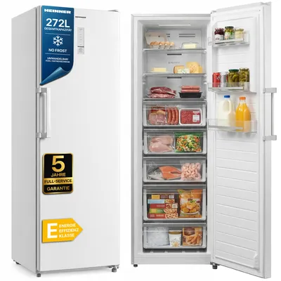 Productafbeelding van Heinner HFF-M272NFCE++ Vriezer, 272 liter, omkeerbaar, No Frost, LED-display, wit