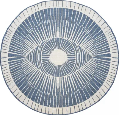 Produktbild von Runder Outdoor-Teppich, Wendekelim EX1 B