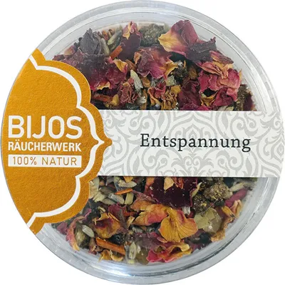 Produktbild von Bijos Räuchermischung Entspannung, Räucherwerk 50 ml