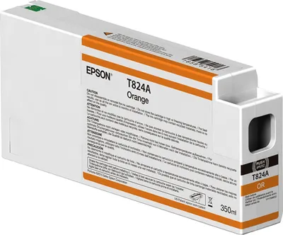 Produktbild von Epson T824A - 350 ml - orange - original - Tintenpatrone - für SureColor SC-P7000, SC-P7000V, SC-P9000, SC-P9000V