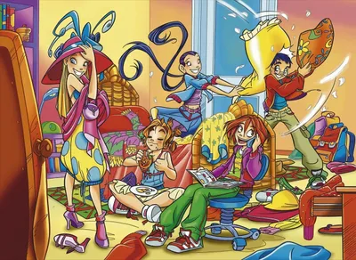 Produktbild von Puzzle 350 Teile - Witch: "The Party in the Bedroom"