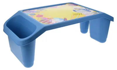 Produktbild von Excellent Houseware Schostisch - Kunststoff - blau - 60 x 30 x 21 cm