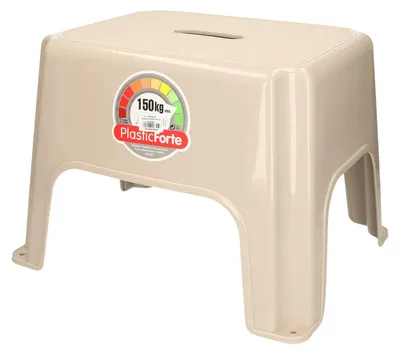 Produktbild von PlasticForte Kuchenhocker/Stufenhocker - beige - Kunststoff - 28 cm