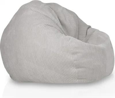 Obrázok produktu pre Kreslo Pouffe Sack Corduroy - mäkké a pohodlné - moderné - farba: SZ83 Grey