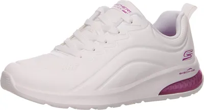 Immagine prodotto di Skechers scarpe sportive basse suola sagomata alla moda in bianco/bianco combi, numero 36