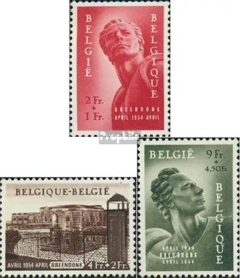 Produktbild von Briefmarken Belgien 1954 Mi 992-994 (kompl.Ausg.) postfrisch Breendonk