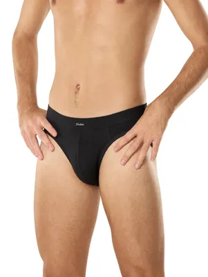 Image de Dulcia slip lot de 3 basic Coton mini noir hommes