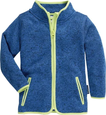 Produktbild von Playshoes Strickfleece-Jacke, blau, 86