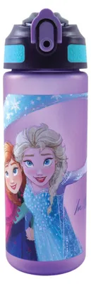 Produktbild von Disney Eiskönigin Modern Magic Kunststoff matte Trinkhalmflasche 600ml