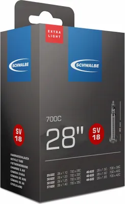 Zdjęcie produktu dla Dętka SCHWALBE "No. 18 Extralight28"28-622 28 x 1 5/8 x 1