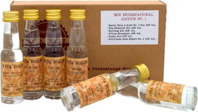 Produktbild von Gin Probierset | Geschenkset | Tasting Set: International - 6x0,02l | Vita Dulcis