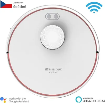 Obrázok produktu pre Mamibot Robot Vacuum Cleaner EXVAC880S white, Bezvreckové, Biela, Kolo, 0,6 L, 55 dB, 0,6 L